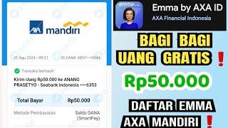 event APK EMMA AXA MANDIRI terbaru || Daftar AXA MANDIRI langsung CAIR kyc dapat uang Rp50.000