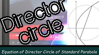 Director circle  | Director circle of parabola | parabola Iit  question of parabola