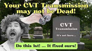 How to repair a CVT transmission (don't let them tell you it can't be done!)