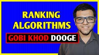 Ranking Algorithms 