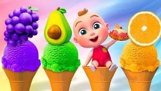 Favourite Ice Cream | Hot Summer with Fruit Ice Cream Song | Super Sumo Nursery Rhymes & Kids Songs