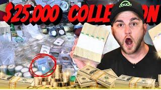I Spent $25,000 on a Coin Collection FULL of Silver and Gold! HUGE HAUL!