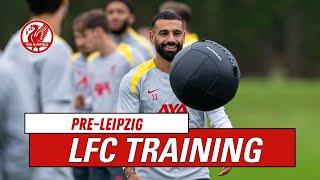 Medicine balls, goalkeepers & quick passing | Liverpool FC Training