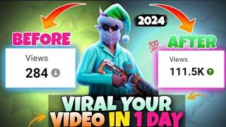 100% Viral Your Shorts  || How to grow gaming channel in 2024 - Garena Free Fire 