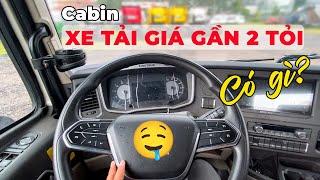 Chi tiết nội thất xe tải Howo Max 5 Chân, Quá hiện đại.