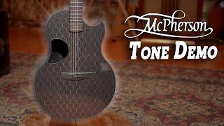 Incredible Carbon Fiber Guitar! McPherson Sable Honeycomb | Specs and Samples