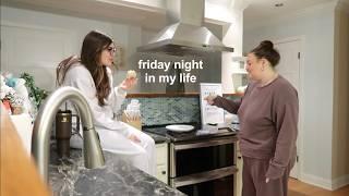 a friday night out (except the best part is coming home & giggling in the kitchen) — vlogmas day 6
