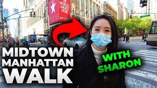 Walking NYC : Midtown Manhattan from Koreatown to Bryant Park with Sharon