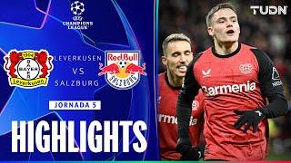 HIGHLIGHTS - Bayer Leverkusen vs Red Bull Salzburg | UEFA Champions League 24/25 | TUDN