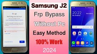 SAMSUNG J2 FRP Bypass | Without Pc | SAMSUNG J2 Google Account Lock Unlock 2024