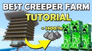 Best 1.20 Creeper Farm Tutorial in Minecraft Bedrock (MCPE/Xbox/PS4/Nintendo Switch/PC)