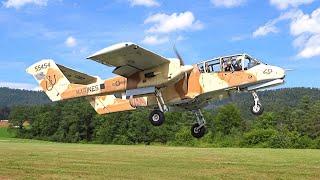 The Rockwell OV-10 Bronco • Air Show HIGHLIGHTS Dittinger Flugtage 2024 / Patrouille Suisse.