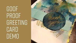 Cheap Joe's 2 Minute Art Tips - Goof Proof Greeting Card Demo