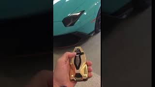 Lamborghini aventador concept key with diamond encrusted