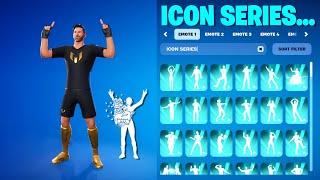 ALL FORTNITE ICON SERIES DANCES & EMOTES