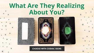 WHAT HAVE THEY REALIZED ABOUT YOU?  PICK A CARD  LOVE TAROT READING  TWIN FLAMES  SOULMATES