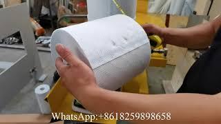 Low price maxi roll tissue paper cutting machine