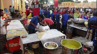 Lavish Indian Wedding: Epic Food Stalls serving Yummy Street Food & Restaurant Quality Foods, India.