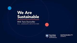 We Are Sustainable with Tavis Dockwiller