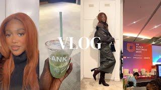 VLOG | Women's Power Brunch, ZARA Shop (Battersea Power Station) & Music Agency Life! | AYOMIDEMXO