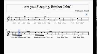 Are You Sleeping, Brother John by Titser Ron