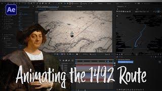 Animating the Columbus 1492 VoyageAfter Effects + GEOlayers