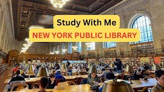 STUDY WITH ME at NEW YORK PUBLIC LIBRARY  | [ LIVE 24/7 ]