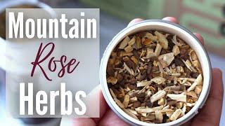 What I ordered from Mountain Rose Herbs