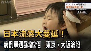 日本流感大蔓延！ 病例單週暴增2倍 東京、大阪淪陷－民視新聞