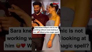 Aditya Roy Kapur and Sara Ali Khan cute moment! ️#MirchiPlus #adityaroykapur #bollywood