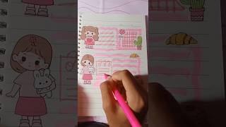 Damia ngejurnal pinky #fypシ゚viral #jurnal #stikerjurnal