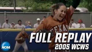 Texas vs. Arizona: 2005 Women's College World Series | FULL REPLAY