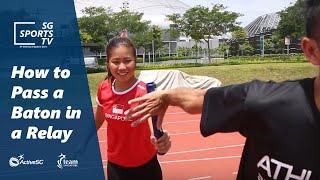 #Athletics101: Passing baton for beginners in a Track and Field Relay [Athletics for Beginners]