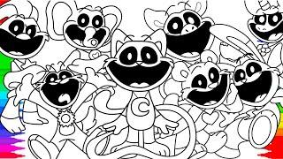 Smiling Critters New Coloring Pages / Coloring Poppy Playtime Chapter 3 / NCS Music