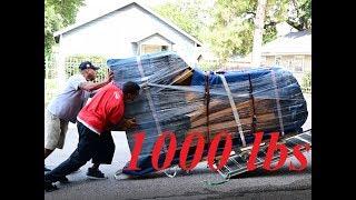 piano life vlog:how to move a grand piano--kawai 9th concert grand--1000+lbs