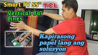 VERTICAL BAR LINES | TCL SMART TV | TCL 55 PSUS