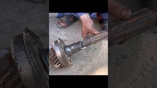 Next-Level Repair Skills: Rebuilding a Truck’s Broken Input Shaft! #mechanical #restoration
