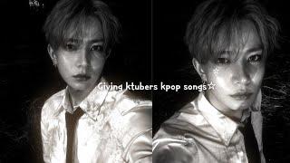 : Giving ktubers kpop songs