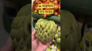 치앙마이 마트에서 발견한 특이한 과일?! #석가 달고 맛있어요 #치앙마이한달살기