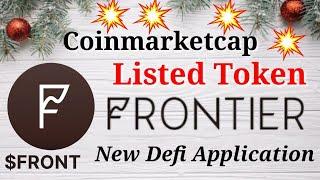 NEW DeFi Application Frontier REVIEW $FRONT Token Details 