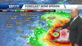 Helene strengthens in the Gulf before making landfall in Florida and impacting Alabama, other states