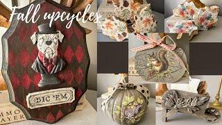 DIY Fall Home Decor | Thrifted upcycles