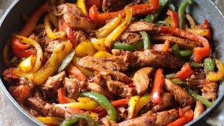 chicken fajita recipe | best Mexican fajita recipe | Mexican fajitas rice and fajita wrap recipe