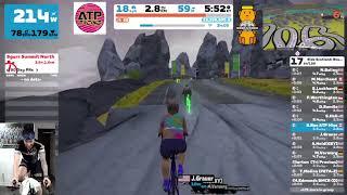 zwift recon city and sgurr with Rocker Plate