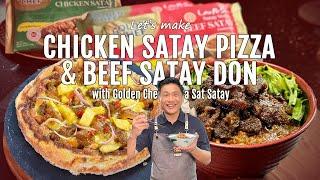 Make Chicken Satay Pizza and Beef Satay Don with Golden Chef Lau Pa Sat Satay