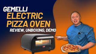 Gemelli Home Electric Pizza Oven Unboxing, Review, and How to Make Pizza in It