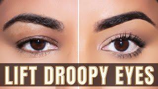 How To INSTANTLY Lift Droopy Eyelids!