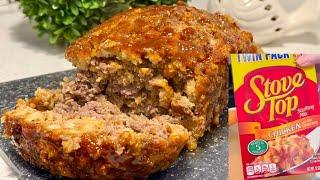 Stove Top Stuffing Meatloaf! Easy and Delicious Dinner Recipe