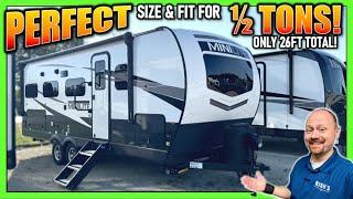 HUGE Space & Kitchen in only 26ft TOTAL! 2025 Rockwood Mini lite 2517S ½ Ton Towable Travel Trailer