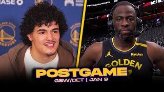 Warriors/Pistons Postgame x Analysis: Gui Santos, Draymond, Coach Kerr Reactions | Jan 9, 2025